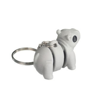 Hipopotam - brelok do kluczy